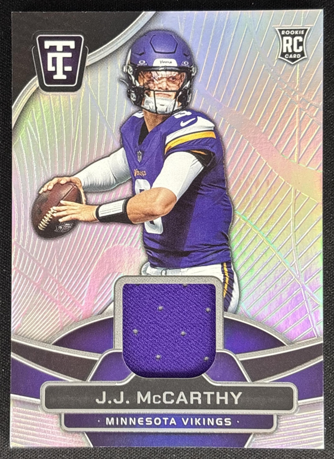 J.J. McCarthy 2024 Panini Totally Certified Materials /149 Vikings