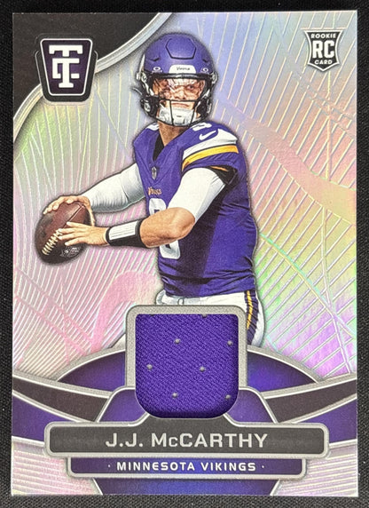 J.J. McCarthy 2024 Panini Totally Certified Materials /149 Vikings