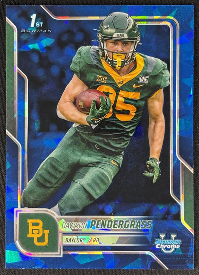 Dawson Pendergrass 2025 Bowman Chrome University Sapphire Prospect Sports Trading Card