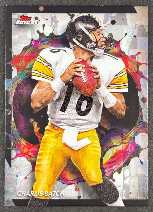 Charlie Batch 2024 Topps Finest Rare Steelers Sports Trading Cards