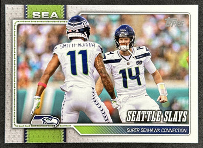 Seattle Slays 2026 Topps Flagship Seahawks Sports Trading Cards