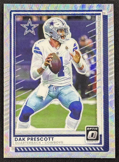Dak Prescott 2025 Panini Donruss Optic Wave Prizm /300 Cowboys