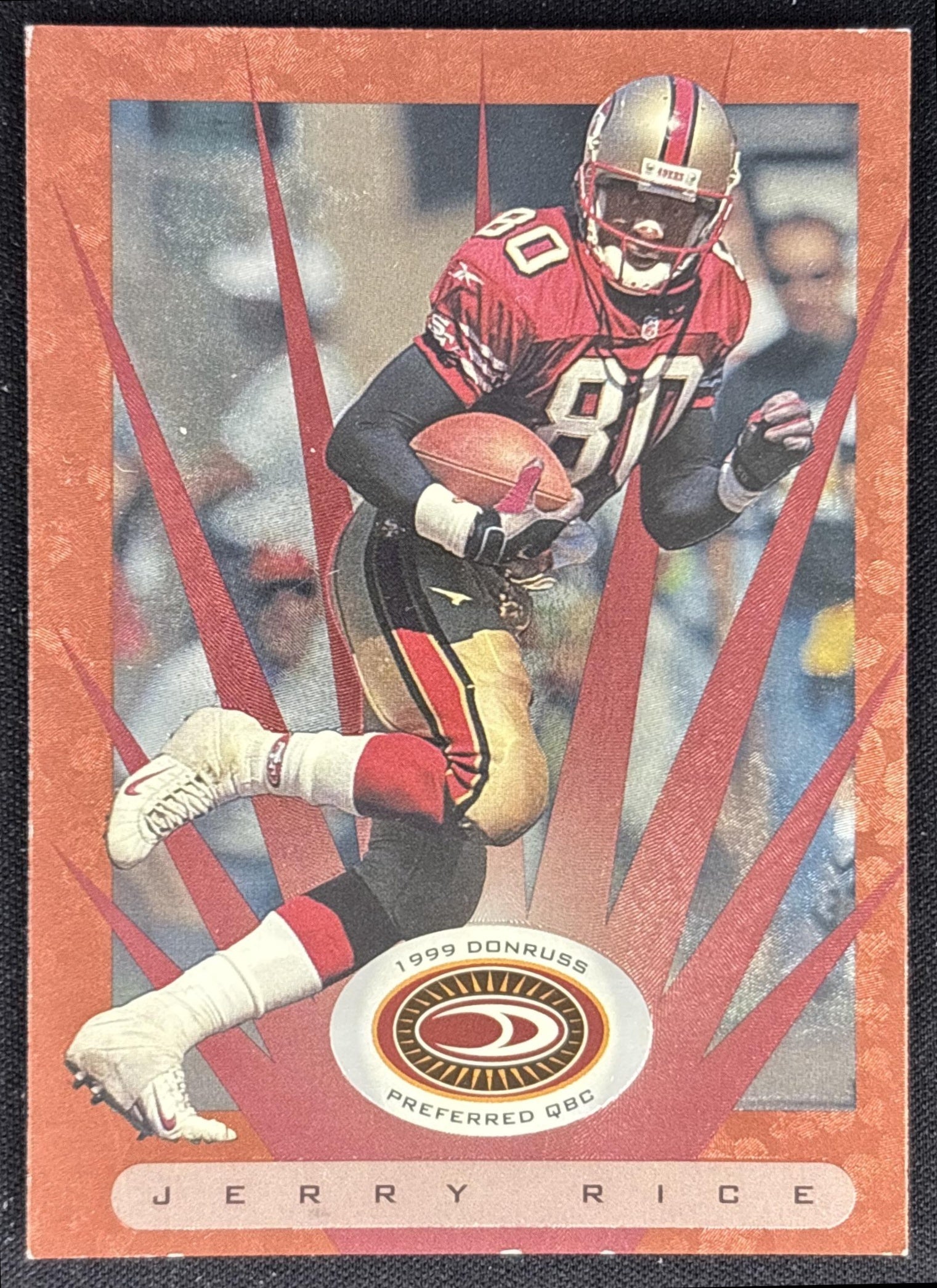 Jerry Rice 1999 Donruss Preferred QBC 49ers front