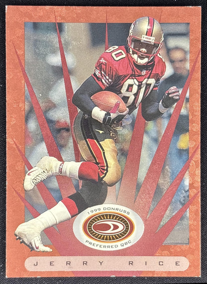 Jerry Rice 1999 Donruss Preferred QBC 49ers front