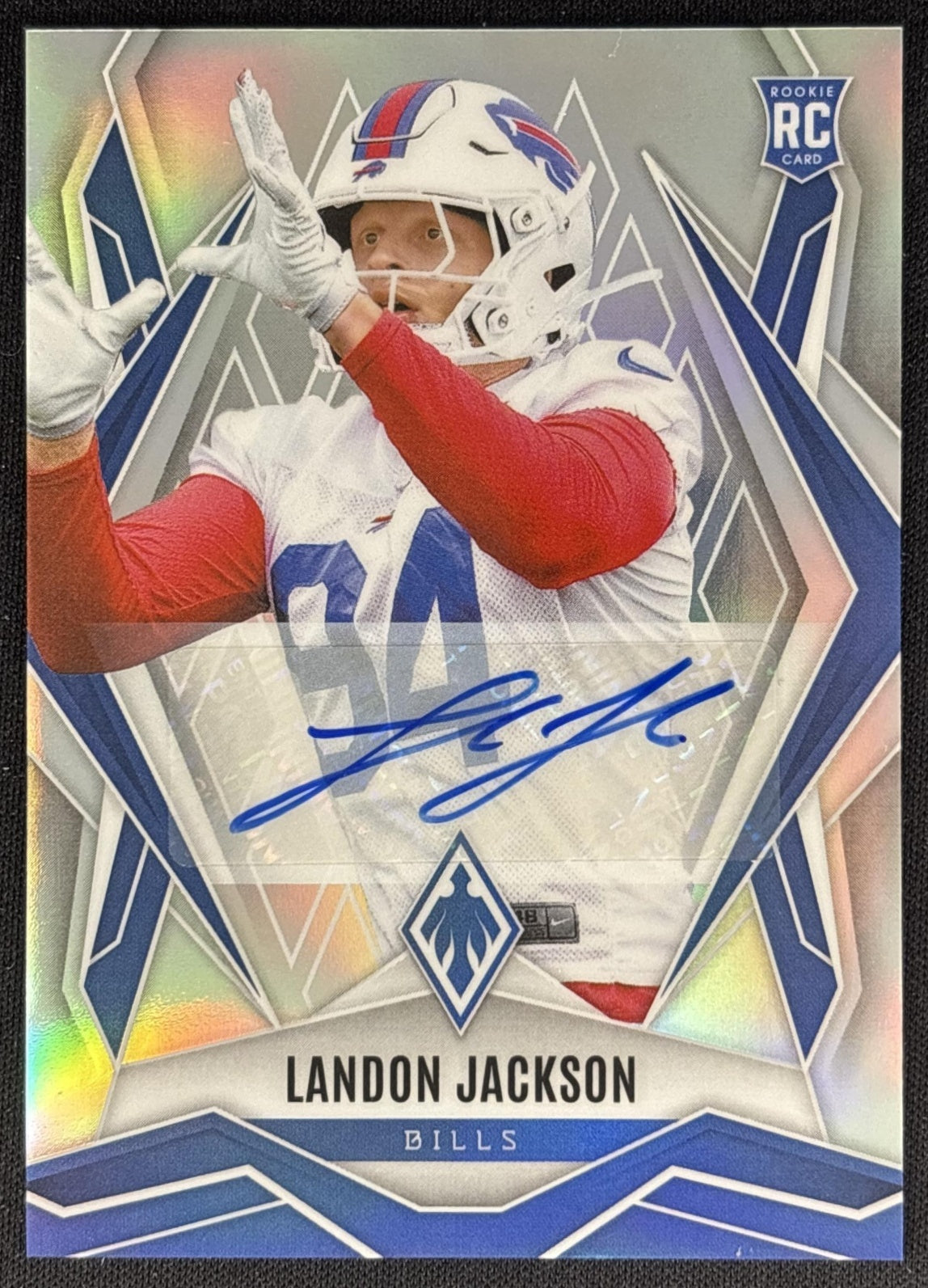 Landon Jackson 2025 Panini Phoenix Rookies Auto /199 Bills front