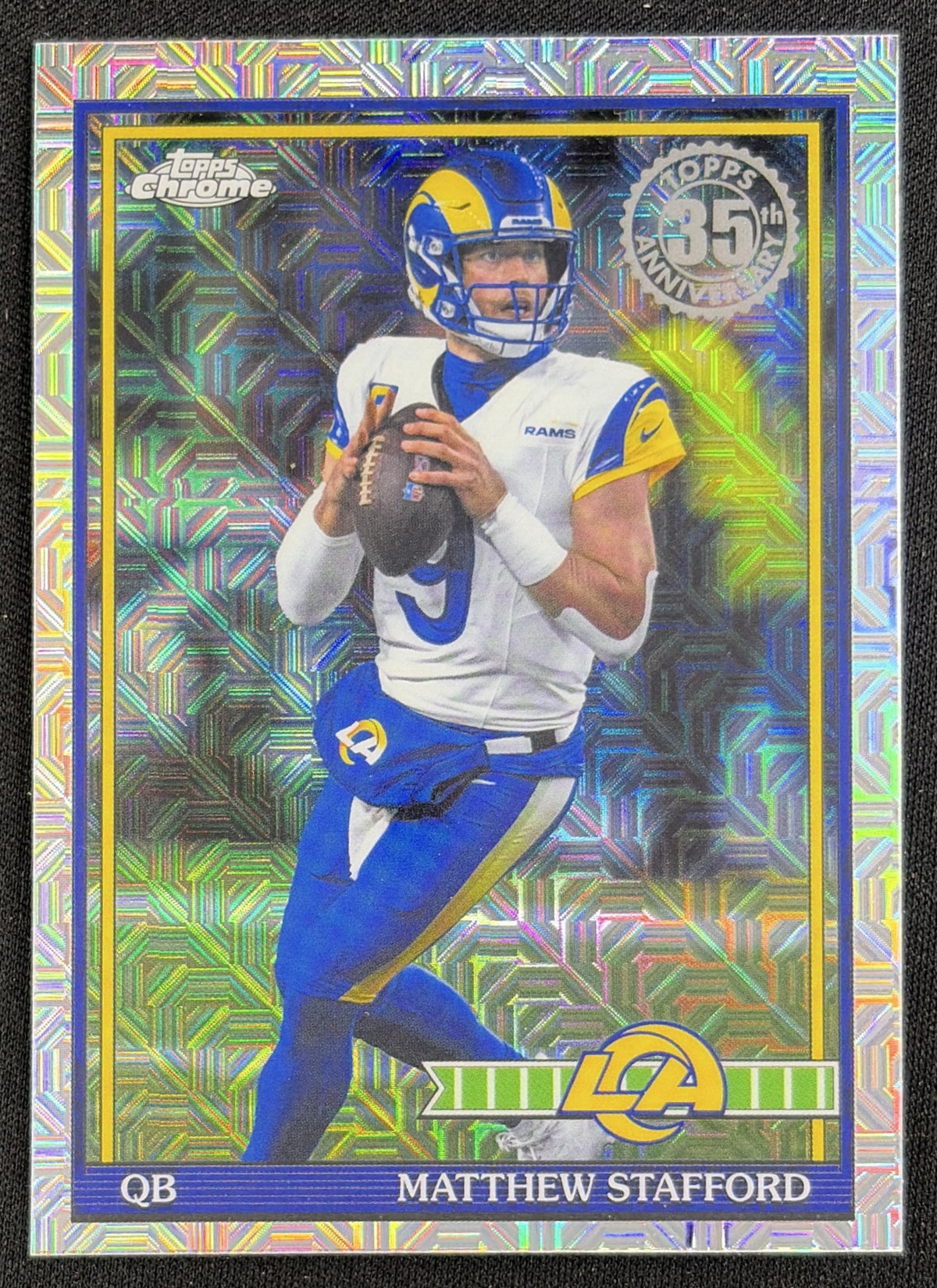 Matthew Stafford 2026 Topps 1991 Chrome Mojo Refractor Rams