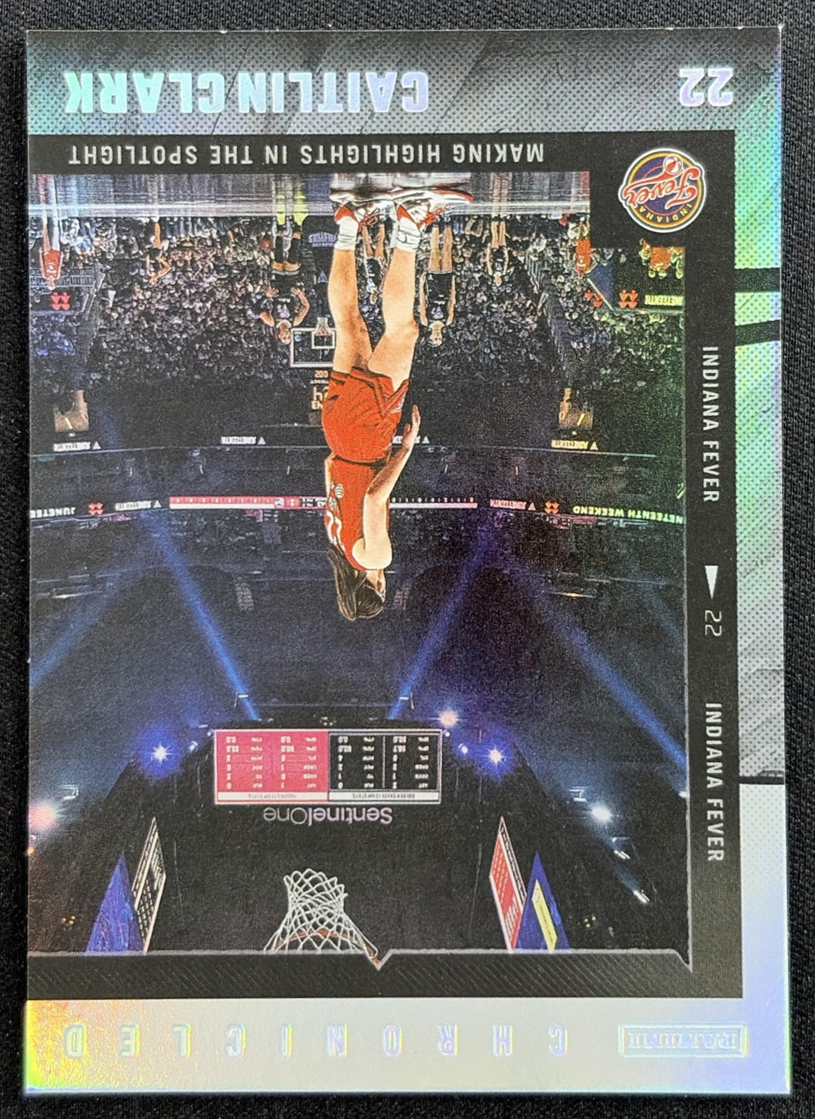 Caitlin Clark 2025 Panini Chronicled WNBA Holo Fever 42