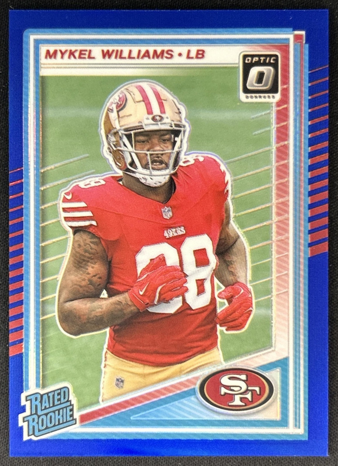 Mykel Williams 2025 Panini Prizm Draft Picks Blue /249 Bulldogs