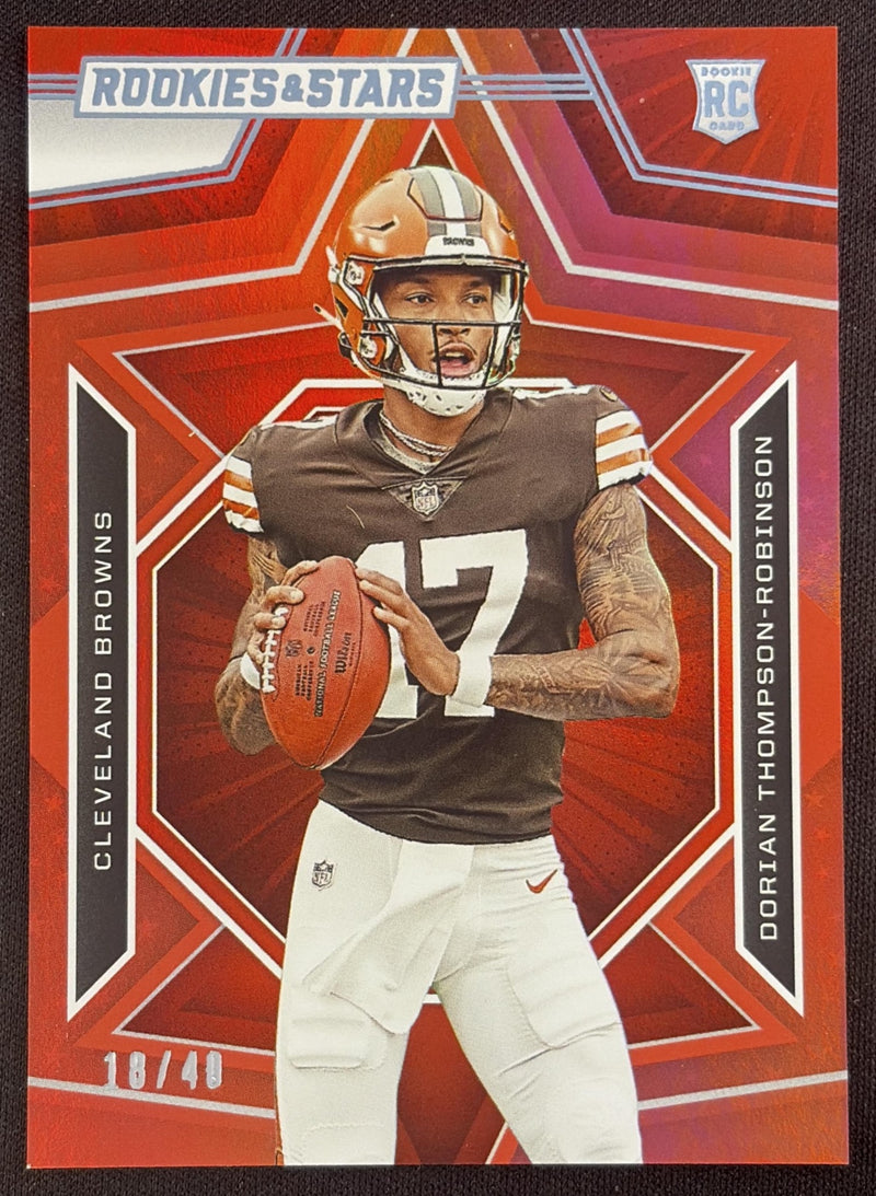 Dorian Thompson-Robinson 2023 Panini Rookies & Stars Red and Blue /40 Browns