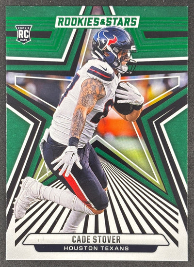 Cade Stover 2024 Rookies & Stars Green Texans Sports Trading Cards