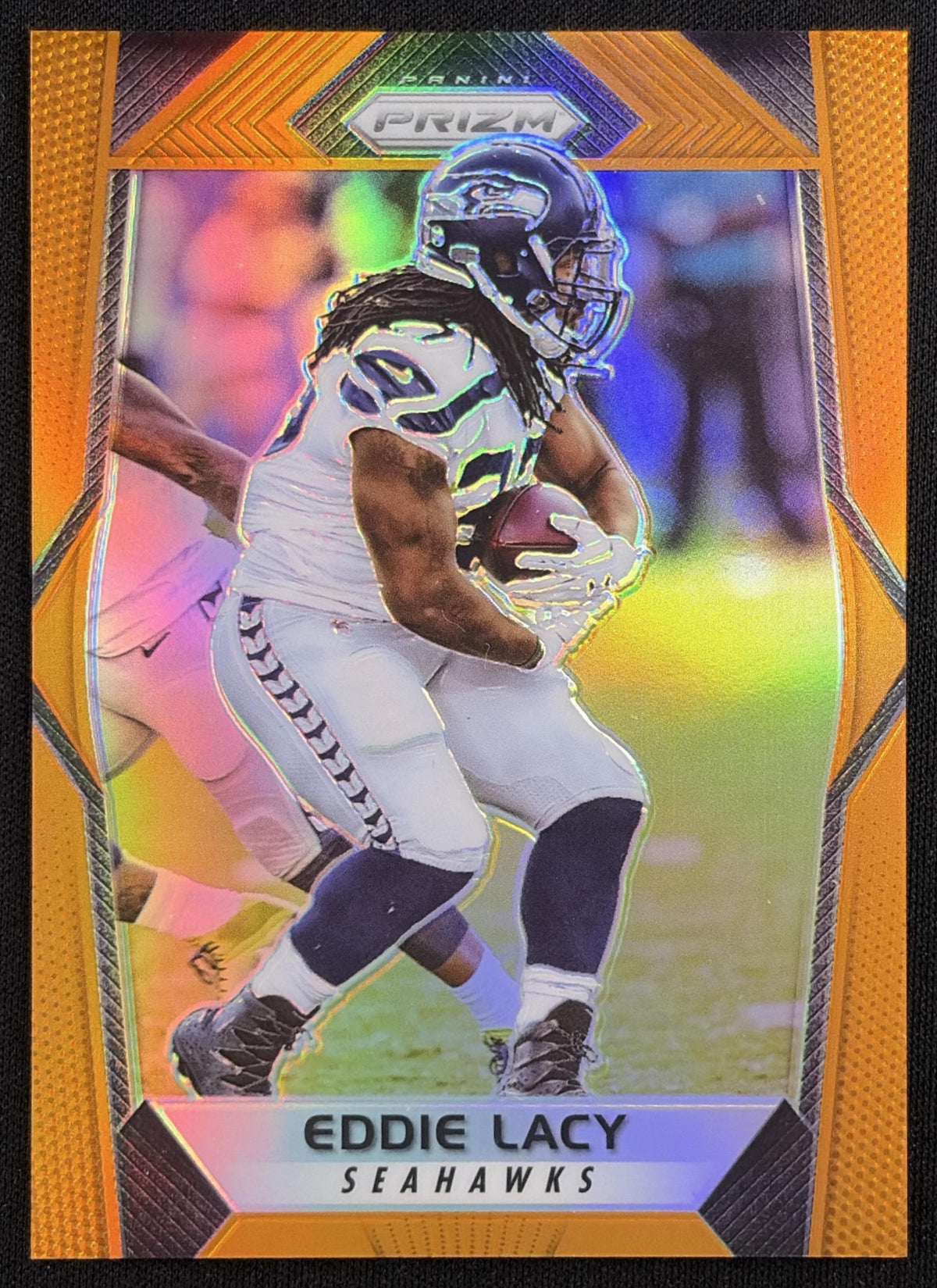 Eddie Lacy 2017 Panini Prizm Orange /275 Seahawks Seattle Seahawks Sports Trading Card
