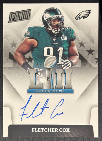 Fletcher Cox 2022 Select Super Bowl Signatures Eagles - Front