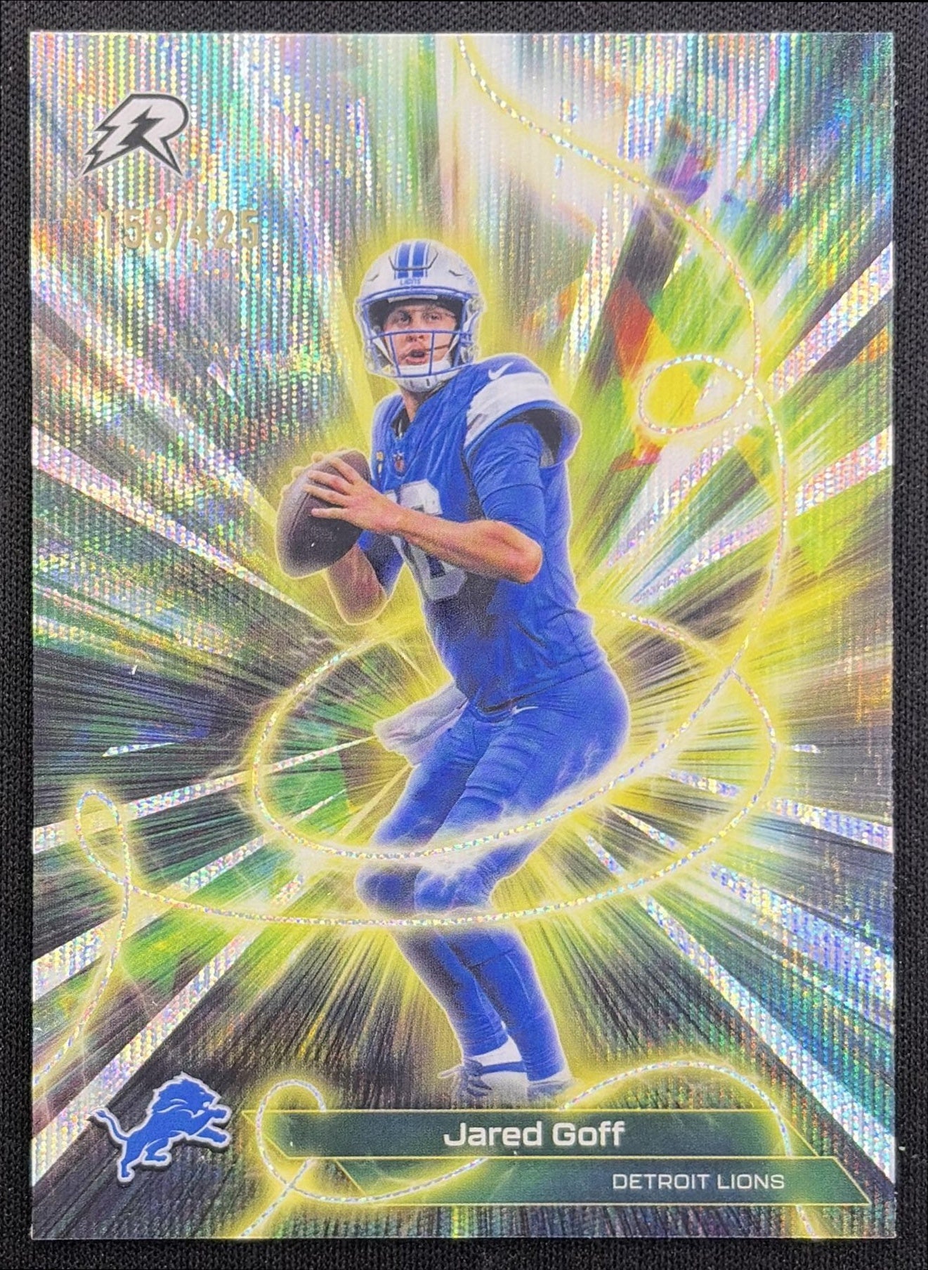 Jared Goff 2025 Topps Resurgence Conductors Surge Refractor /425 Lions Detroit Lions