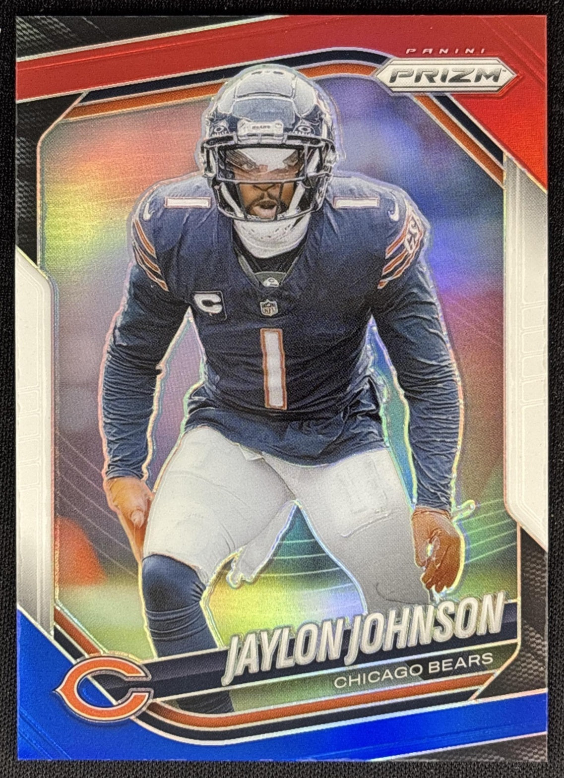 Jaylon Johnson 2025 Panini Prizm Red White Blue Bears Sports Trading Cards
