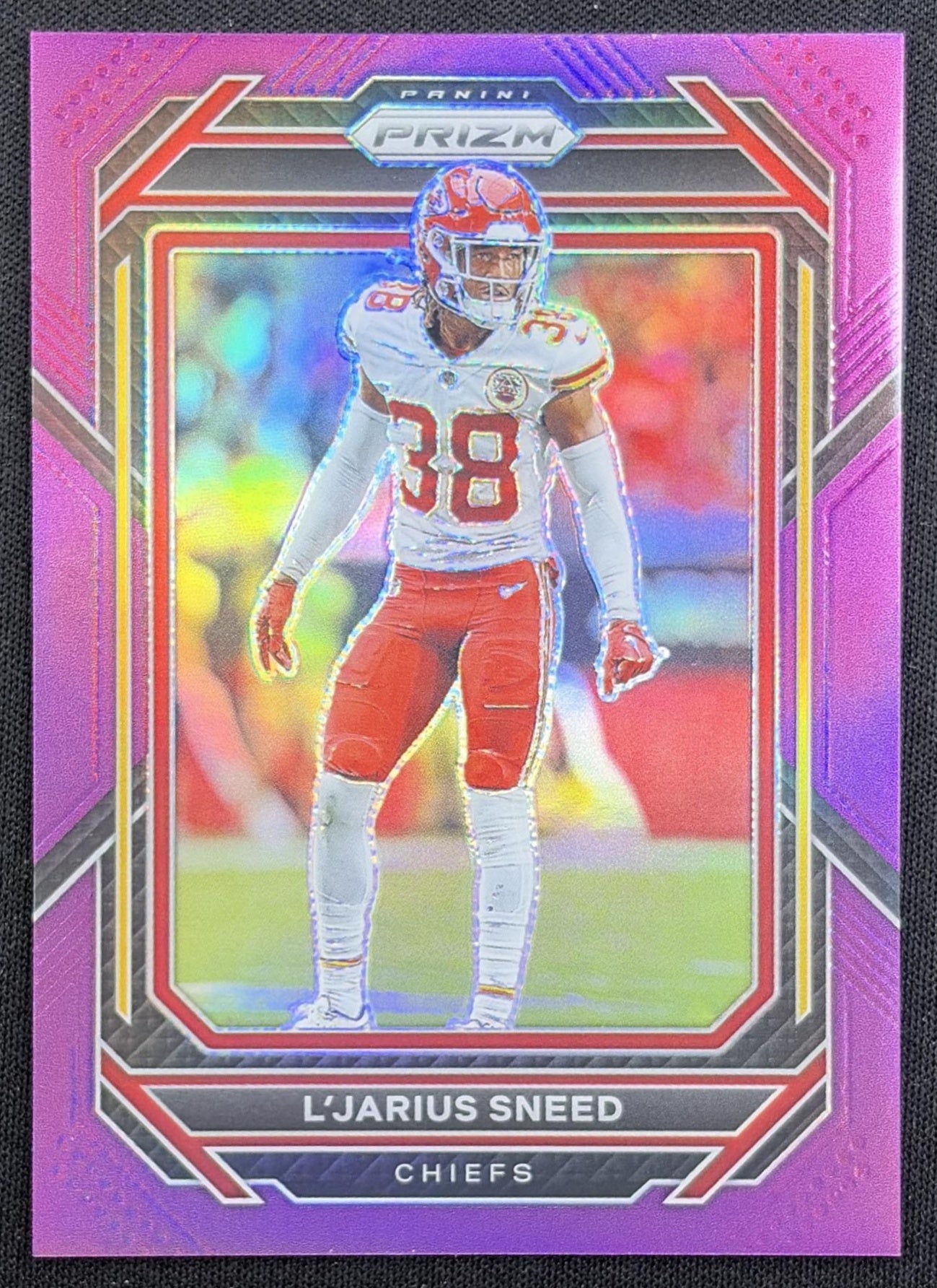 L Jarius Sneed 2022 Panini Prizm Purple /125 Chiefs
