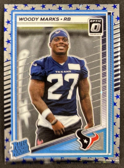 Woody Marks 2025 Panini Donruss Optic Rated Rookie Stars Prizm Texans Default Title Sports Trading Card