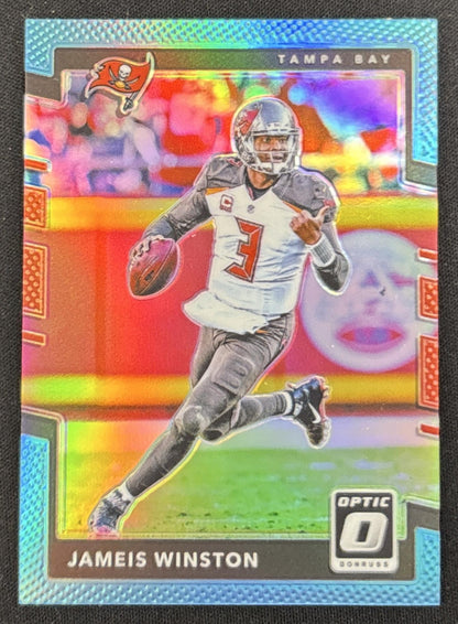 Jameis Winston 2017 Panini Donruss Optic Aqua /299 Buccaneers