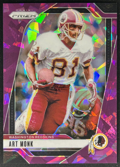 Art Monk 2024 Prizm Purple Ice /225 Redskins sports trading card