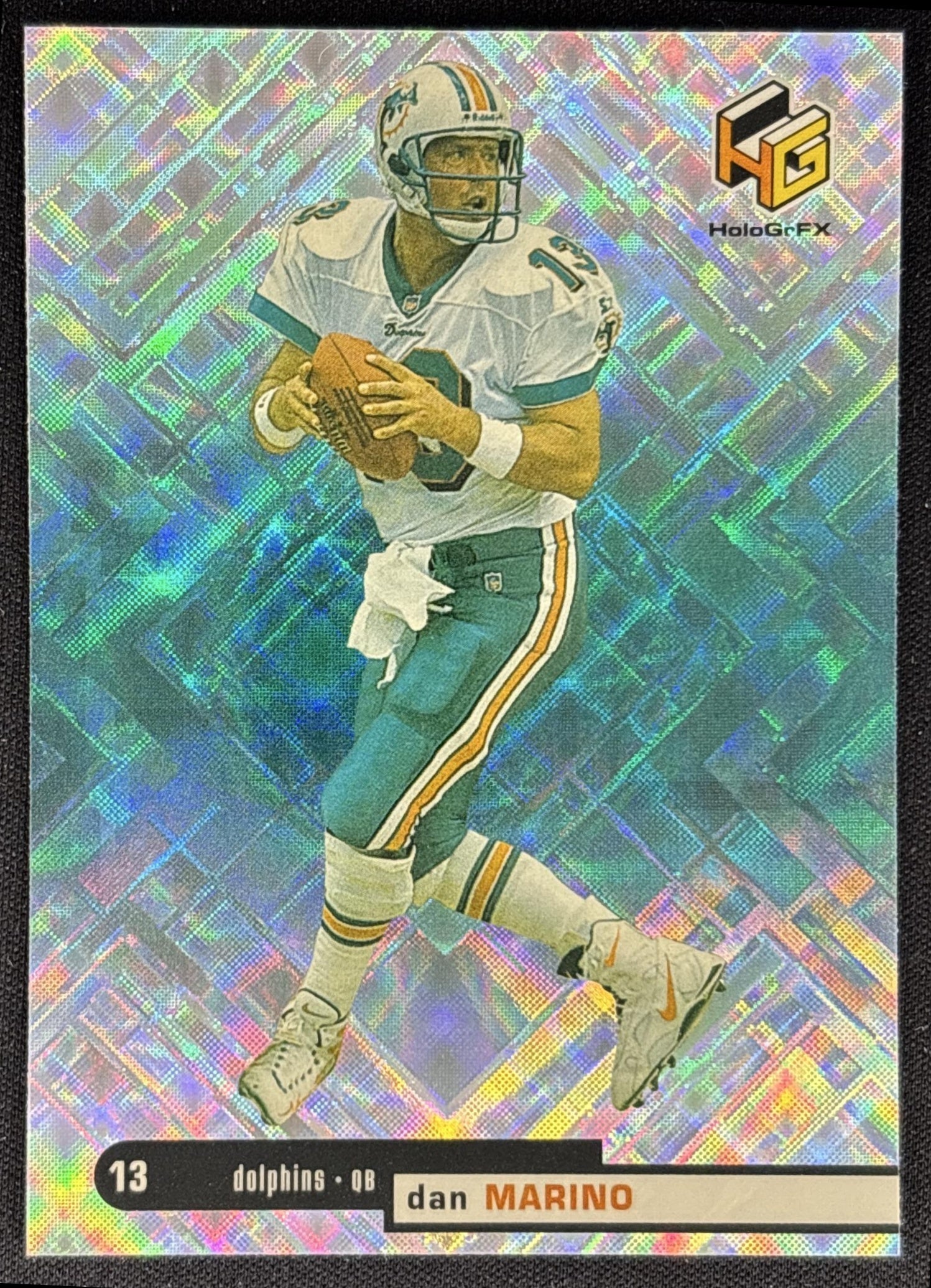 Dan Marino 1999 Upper Deck HoloGrFX Dolphins front