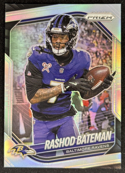 Rashod Bateman 2025 Panini Prizm Silver Ravens Default Title Sports Trading Card