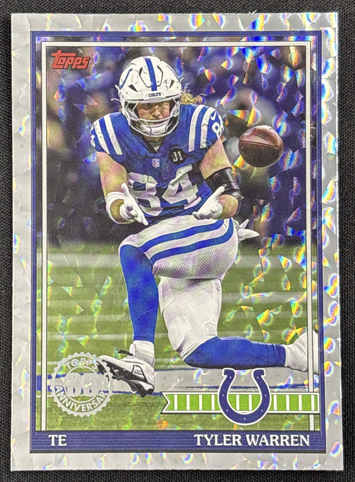 Tyler Warren 2026 Topps 1991 Crackle Foil Colts