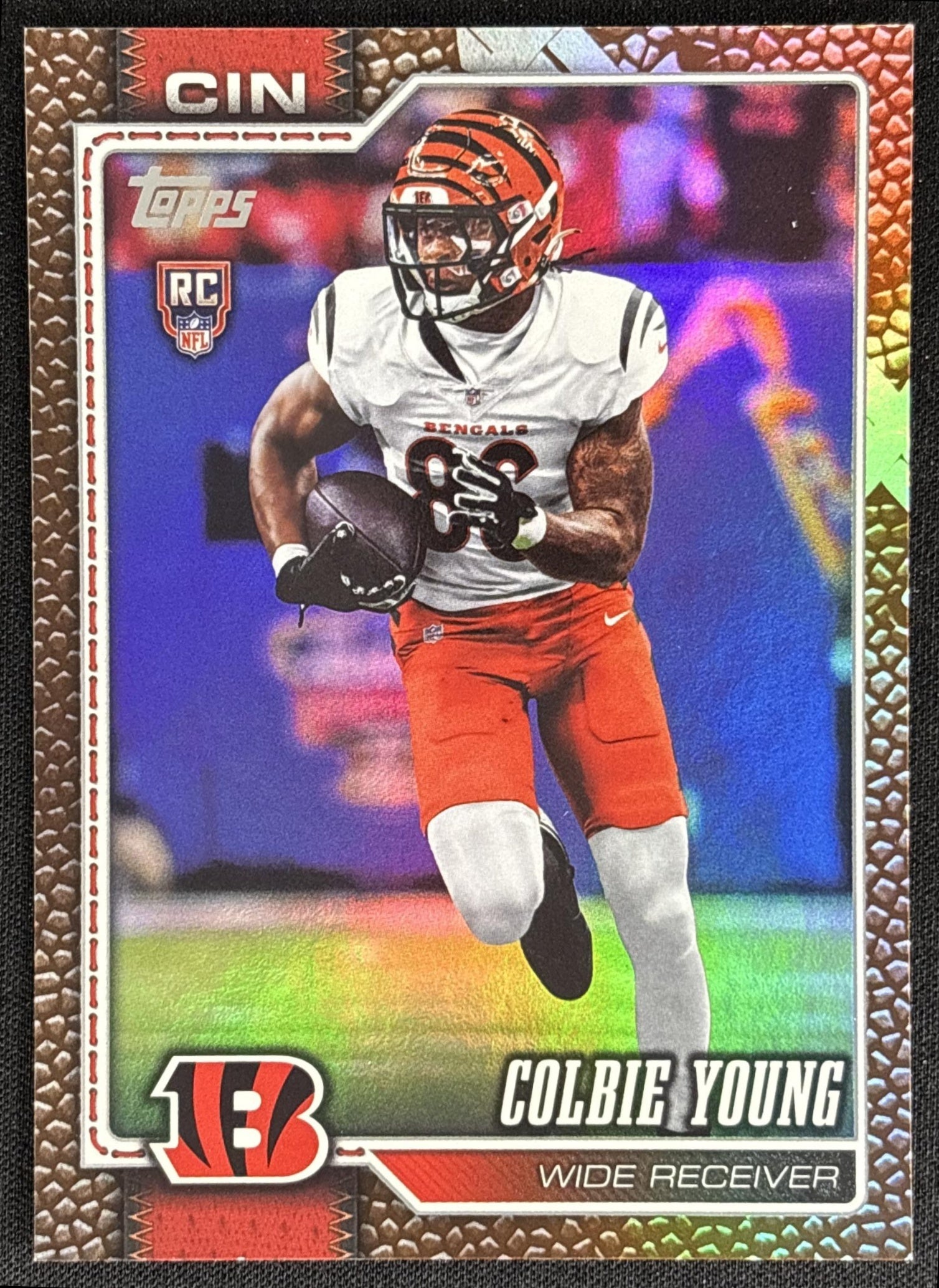 Colbie Young 2026 Topps Football Leather Foil Bengals