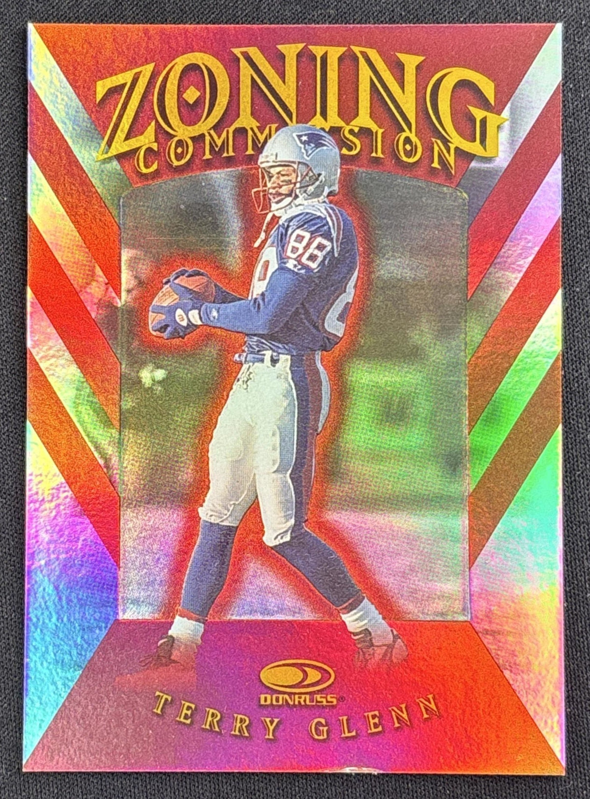 Terry Glenn 1997 Donruss Zoning Commission /5000 Patriots