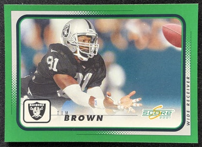 Tim Brown 2001 Score Raiders