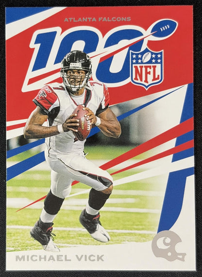 Michael Vick 2019 Panini Chronicles NFL 100 Falcons front