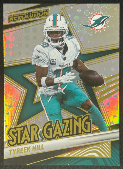 Tyreek Hill 2025 Panini Revolution Star Gazing Dolphins Sports Trading Card