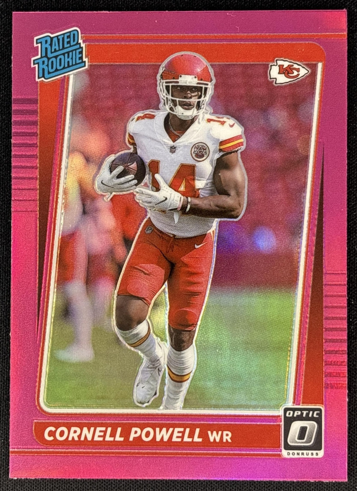 Cornell Powell 2021 Panini Donruss Optic Pink Chiefs