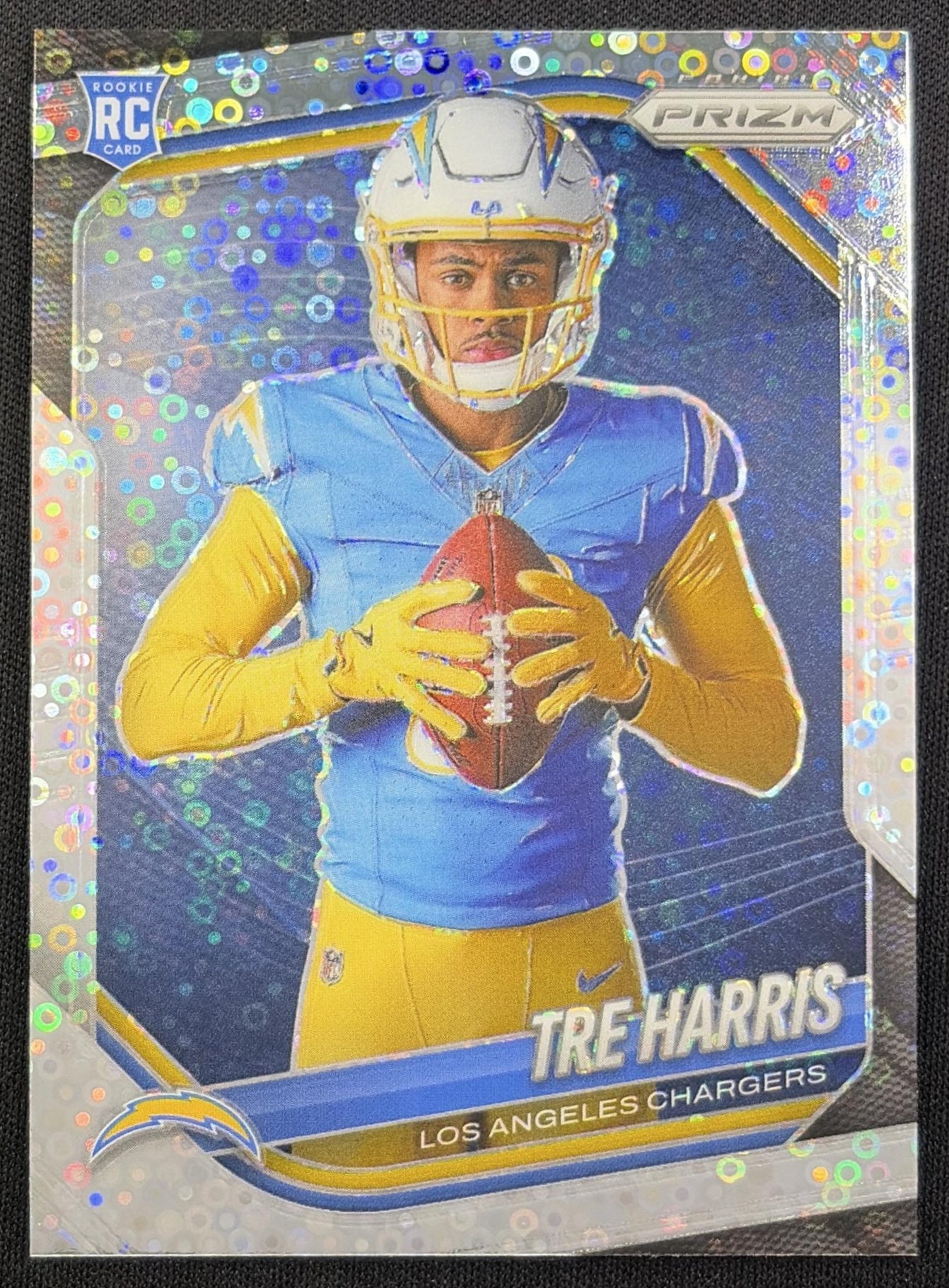 Tre Harris 2025 Panini Prizm Rookie Variations No Huddle Chargers Los Angeles Chargers