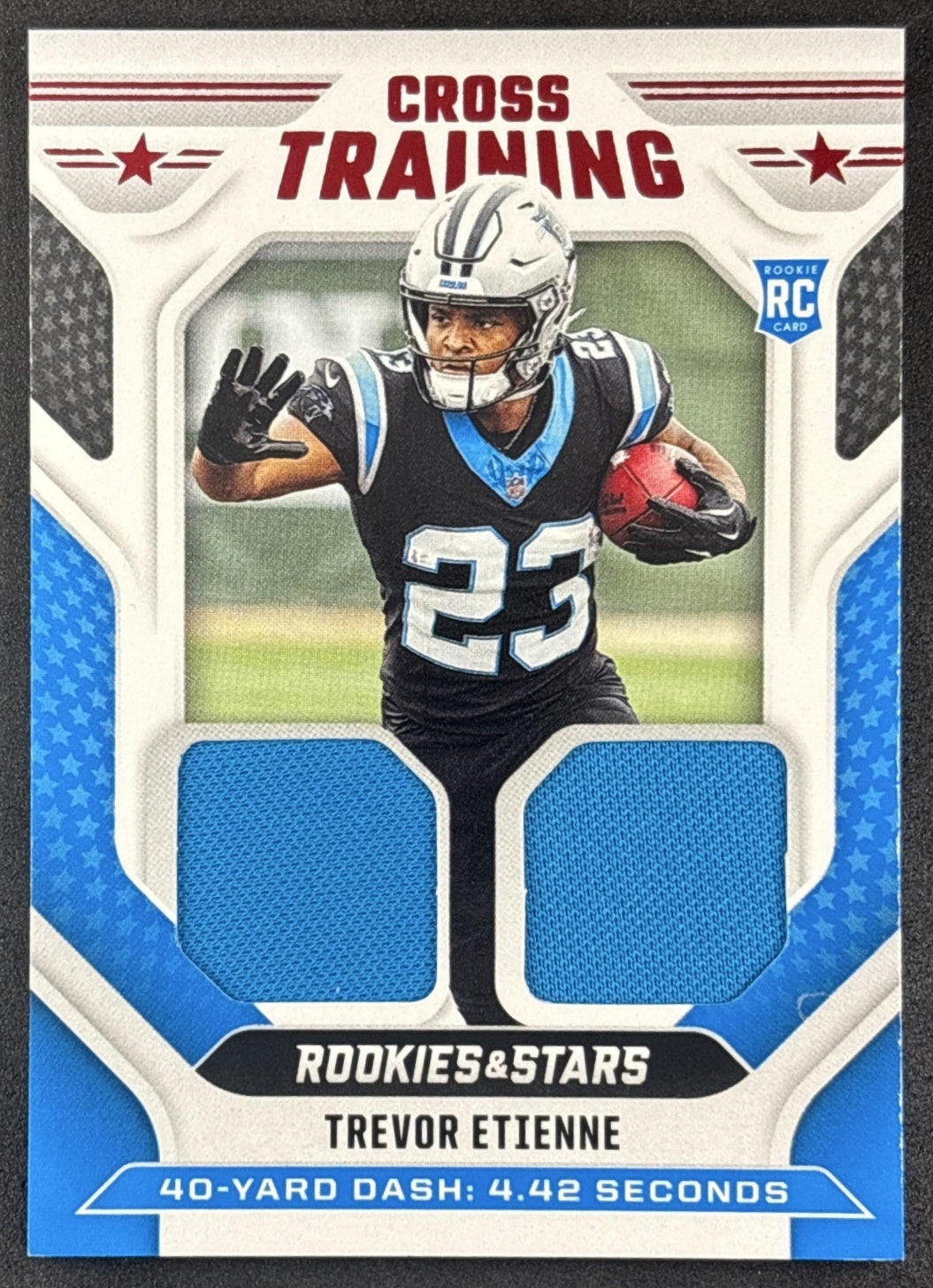 Trevor Etienne 2025 Panini Rookies & Stars Cross Training Panthers