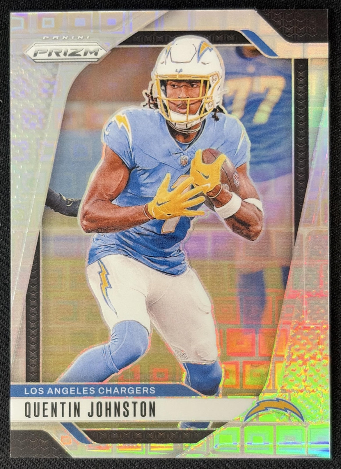 Quentin Johnston 2024 Panini Prizm Pandora /400 Chargers front