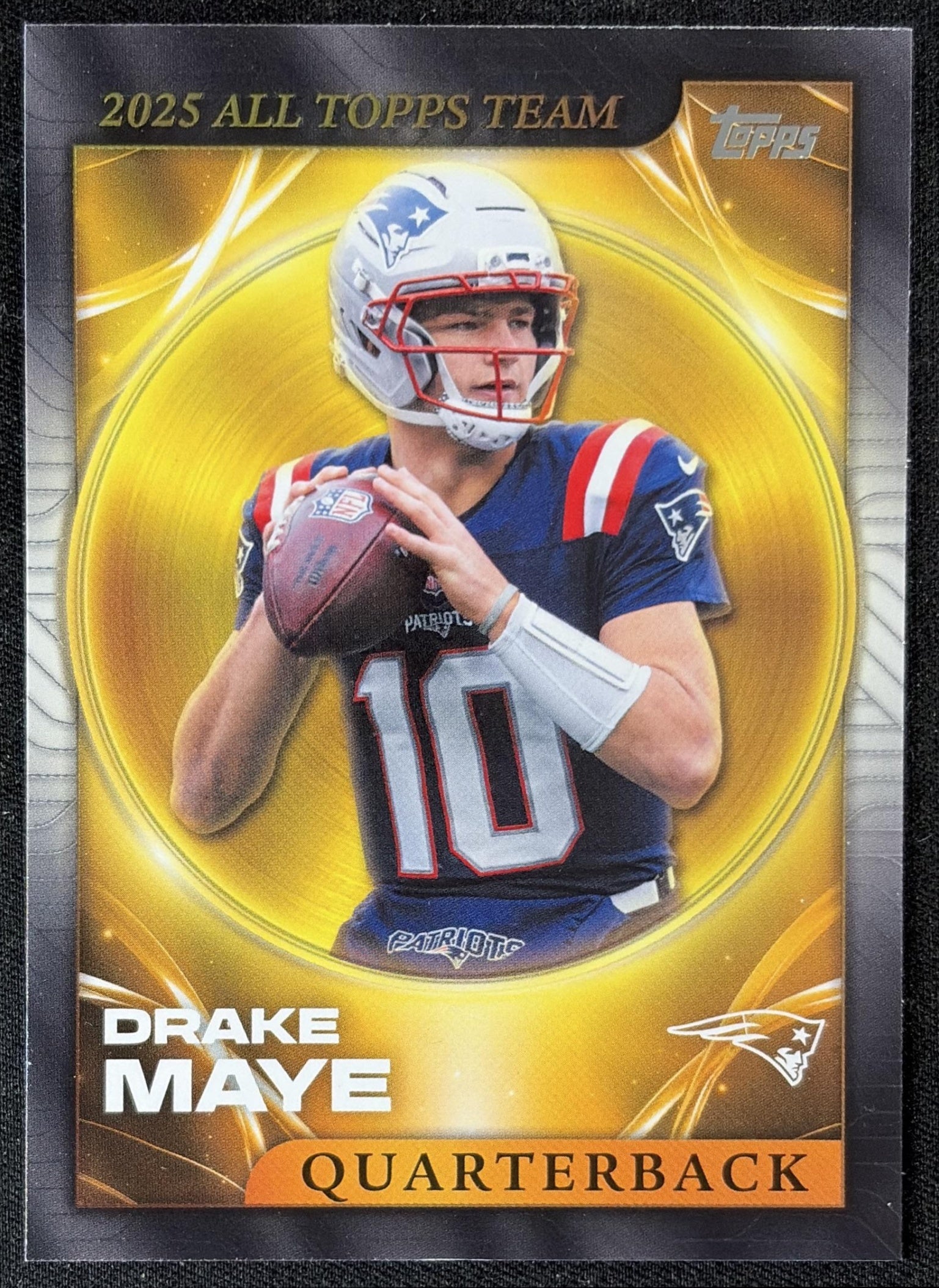 Drake Maye 2026 Topps 2025 All-Topps Team Patriots front