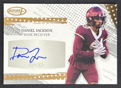 Daniel Jackson 2025 SAGE Aspire Auto Sports Trading Card