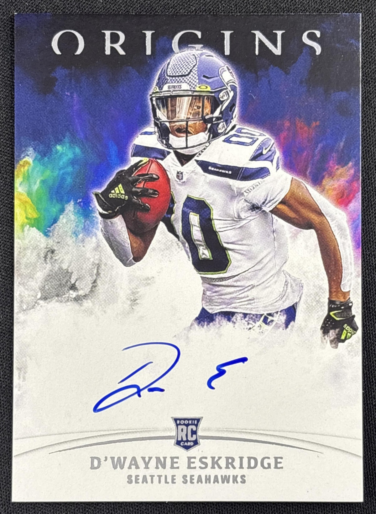 D Wayne Eskridge 2021 Panini Origins Rookie Auto Seattle Seahawks