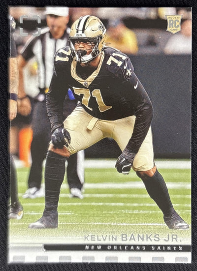 Kelvin Banks Jr. 2025 Panini PhotoGenic Rookies Saints Sports Trading Cards