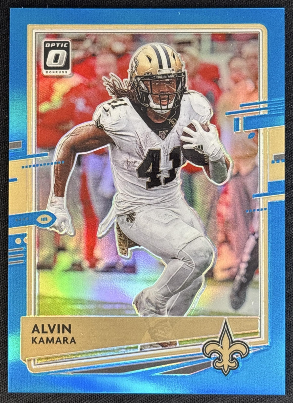 Alvin Kamara 2020 Panini Donruss Optic Aqua Prizm /299 Saints Default Title Football