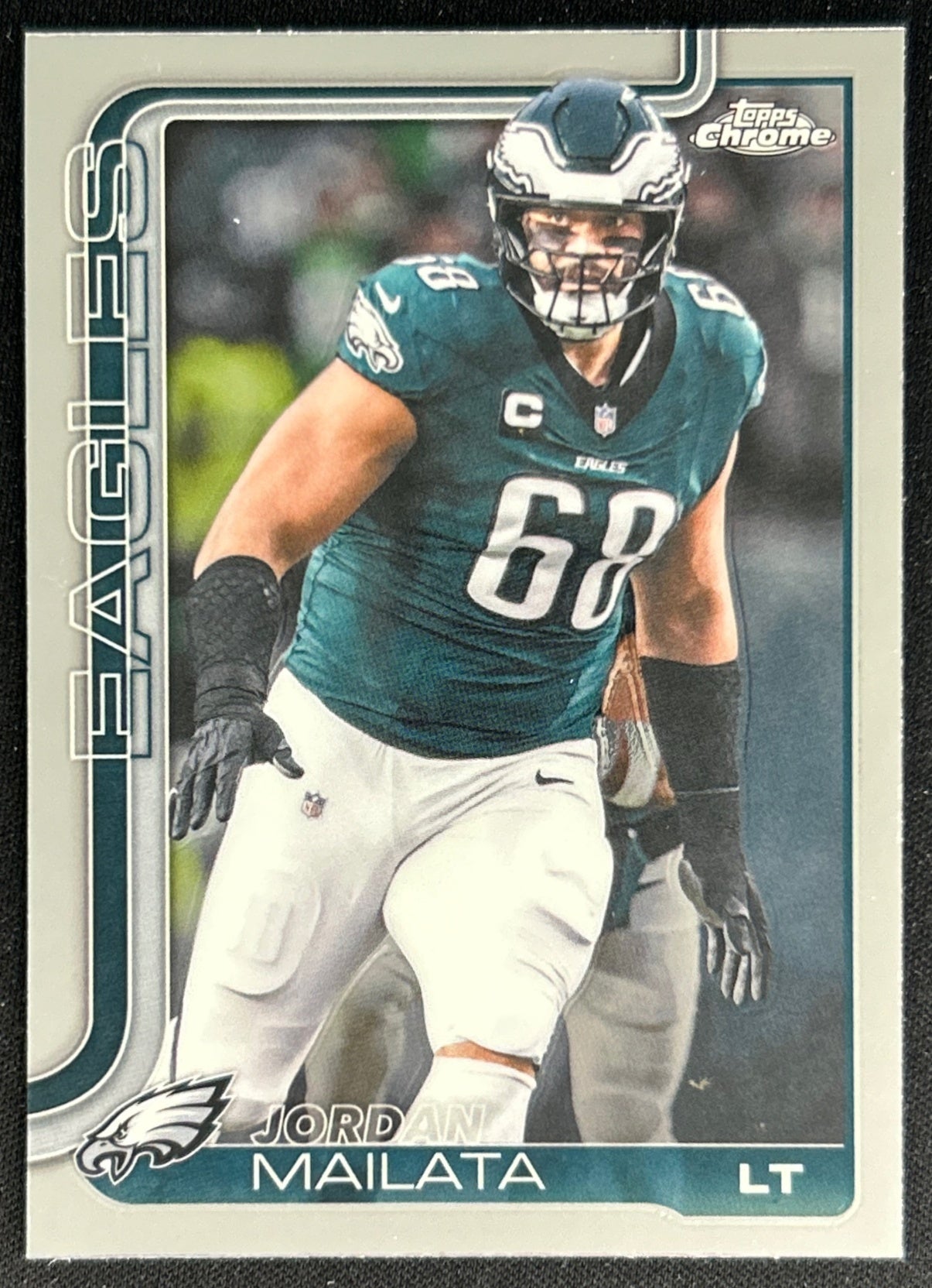 Jordan Mailata 2025 Topps Chrome Eagles Default Title Sports Trading Cards
