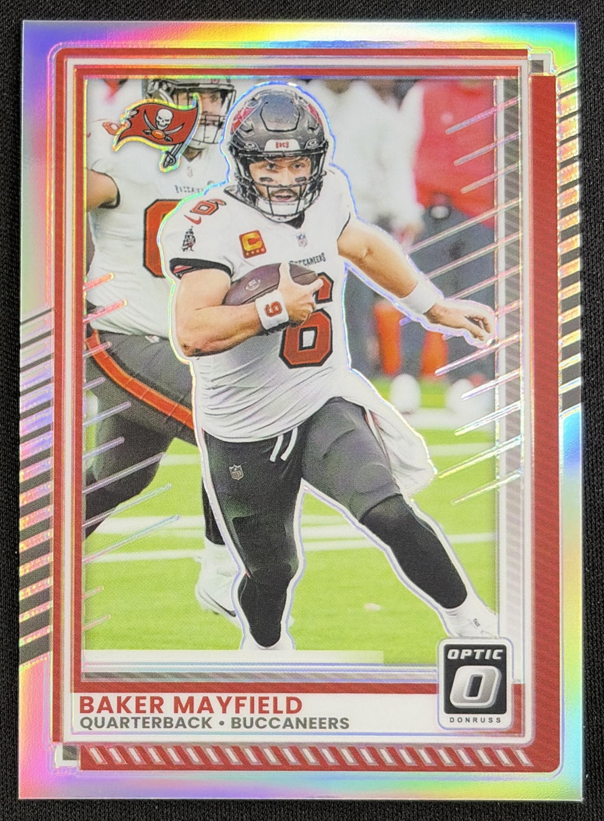 Baker Mayfield 2025 Panini Donruss Optic Holo Prizm Buccaneers - Front