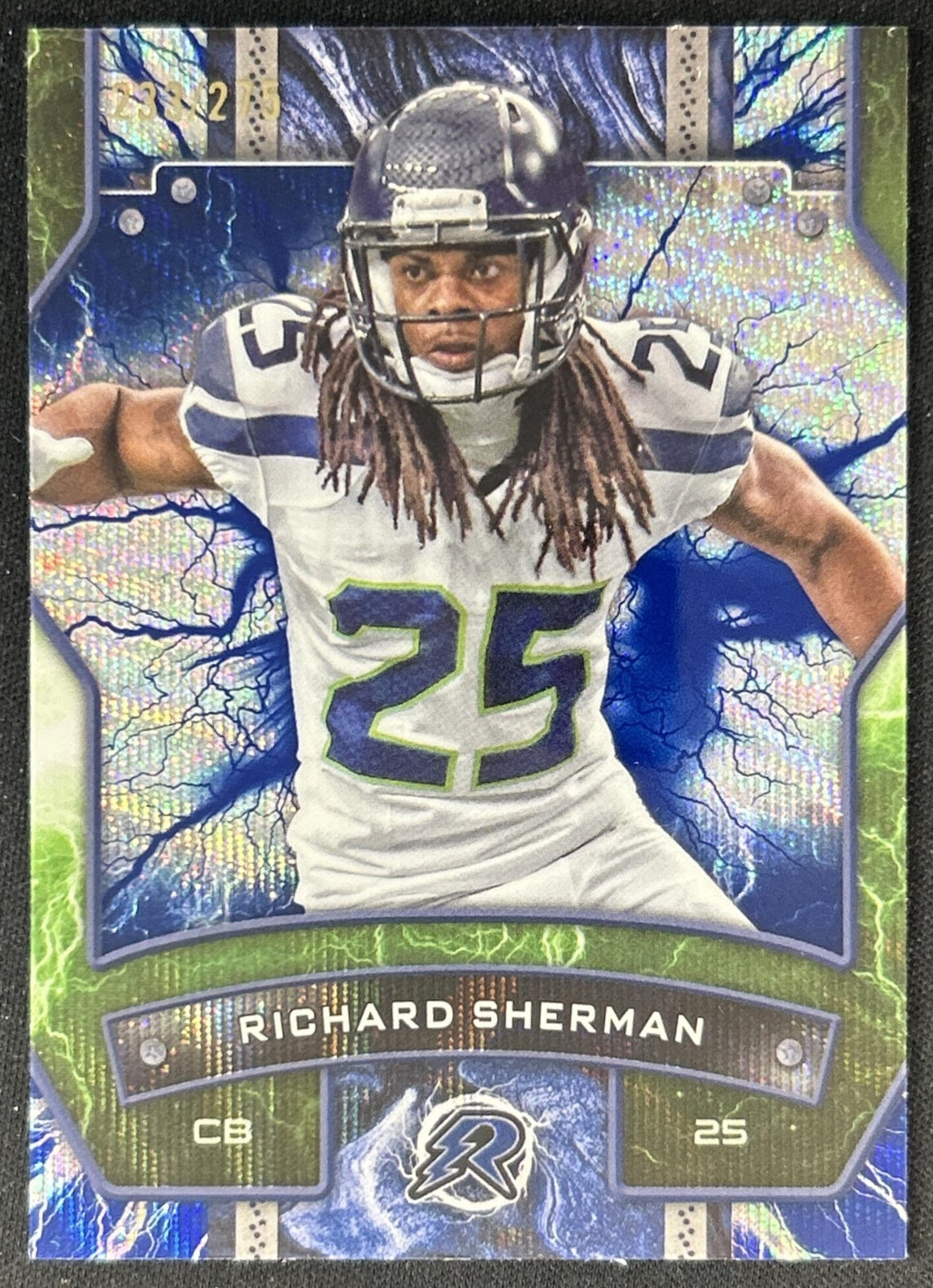 Richard Sherman 2024 Topps Resurgence Navy Surge /275 Seahawks