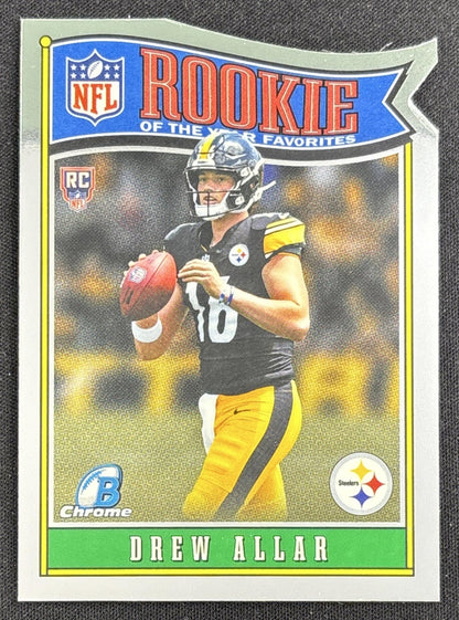 Drew Allar 2026 Bowman ROY Favorites Steelers