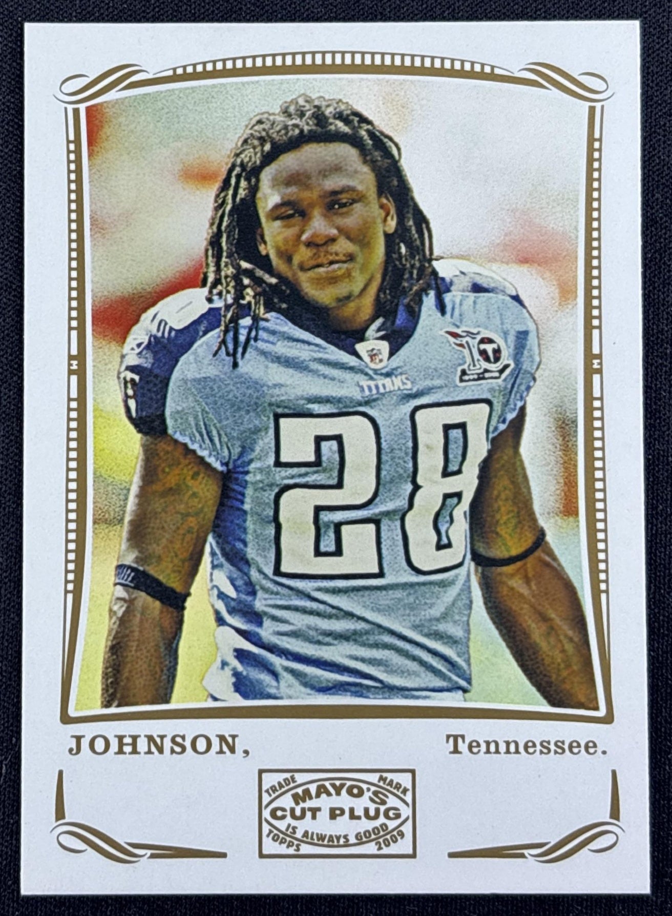 Chris Johnson 2009 Topps Mayo Titans
