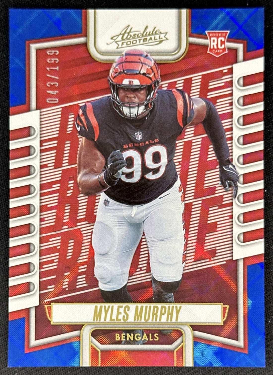 Myles Murphy 2023 Absolute Rookie /199 Bengals front