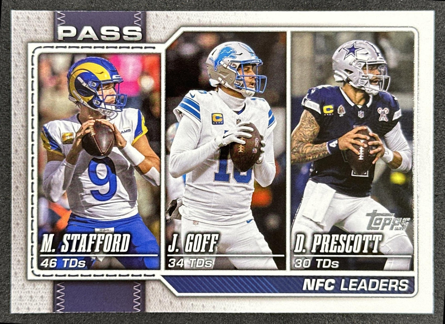Matthew Stafford Dak Prescott Jared Goff 2026 Topps Flagship Sports Trading Cards
