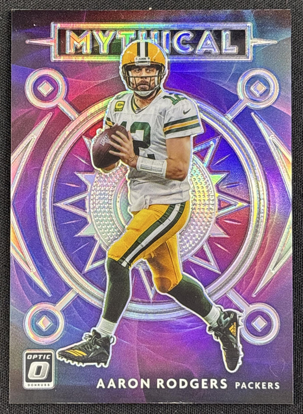 Aaron Rodgers 2020 Panini Donruss Optic Mythical Packers