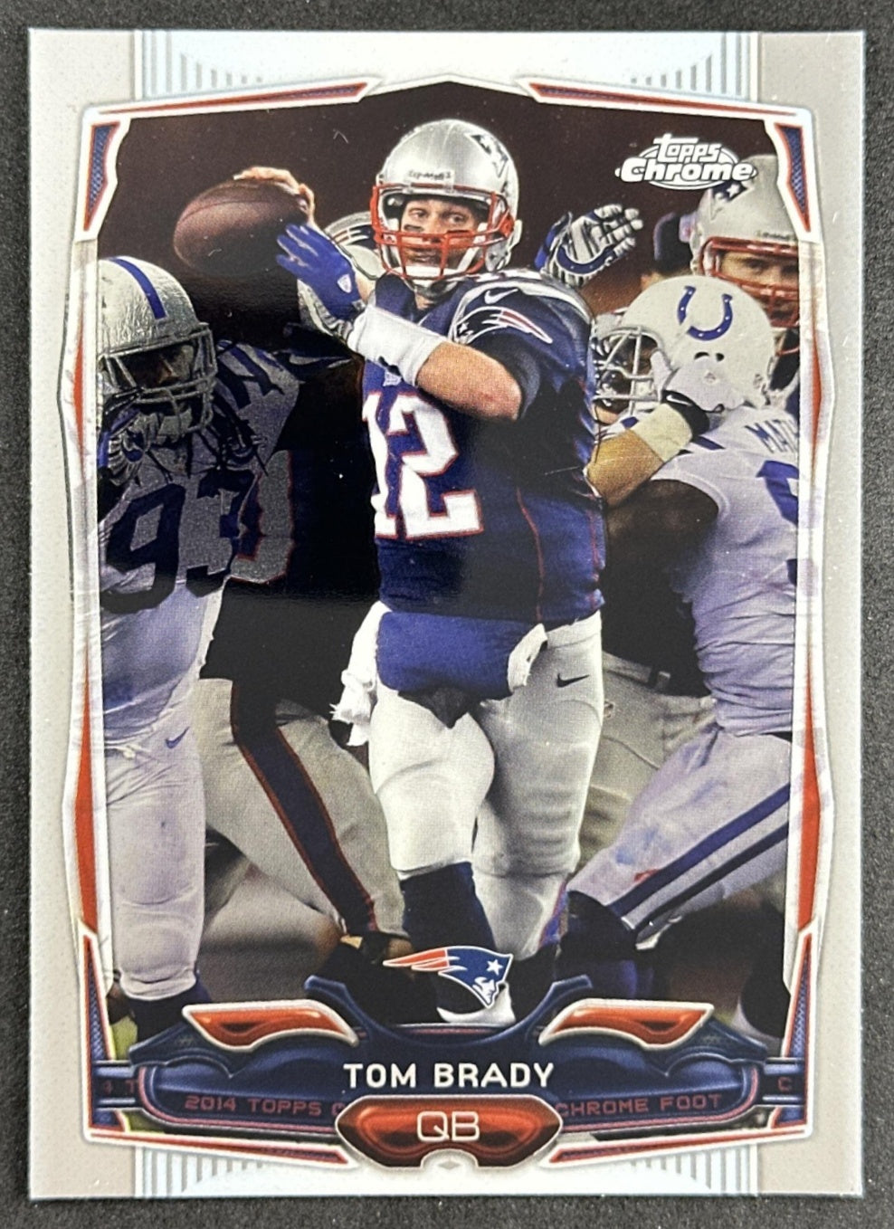 Tom Brady 2014 Topps Chrome Patriots