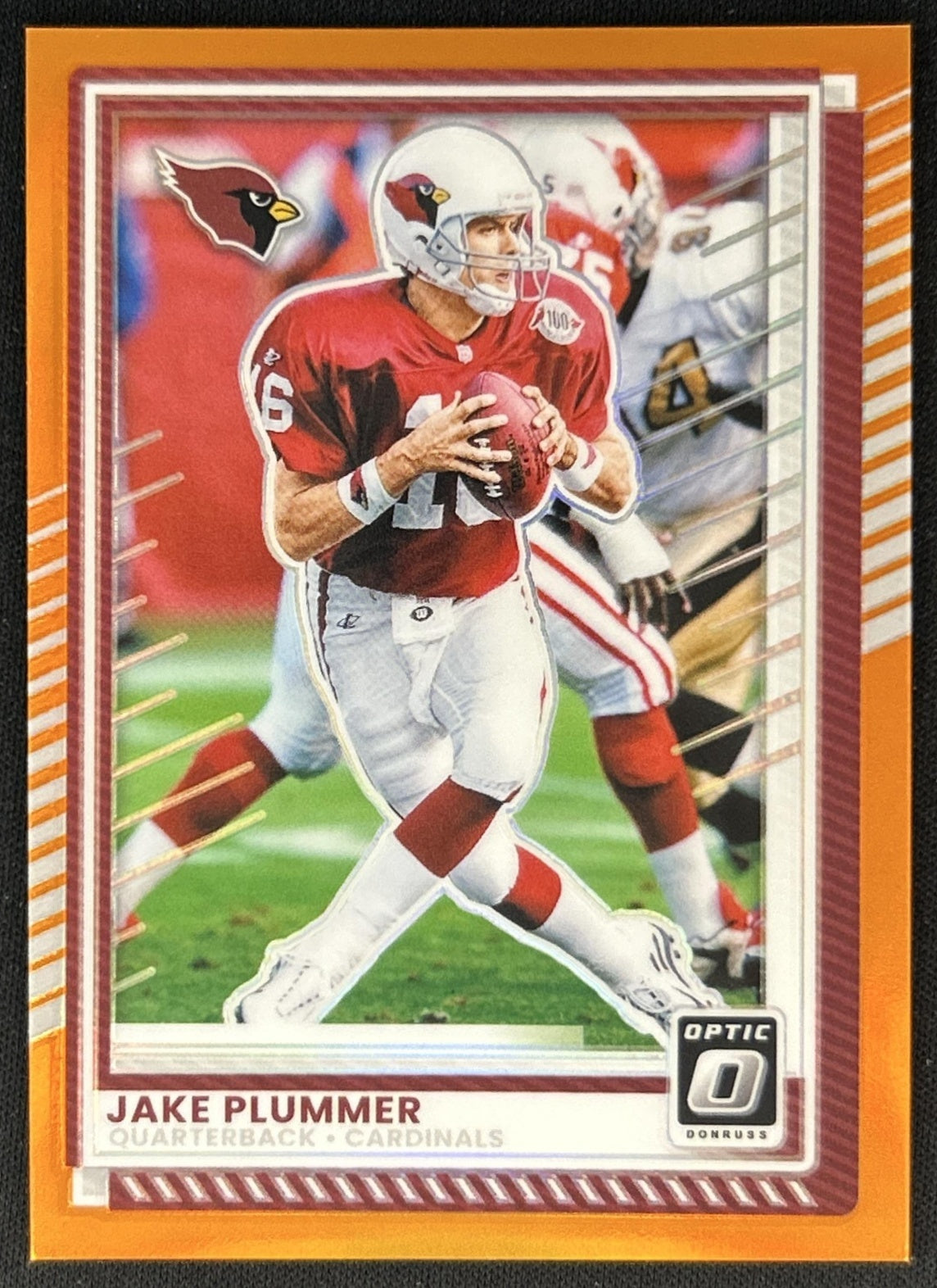 Jake Plummer 2025 Panini Donruss Optic Orange Prizm /299 Cardinals front