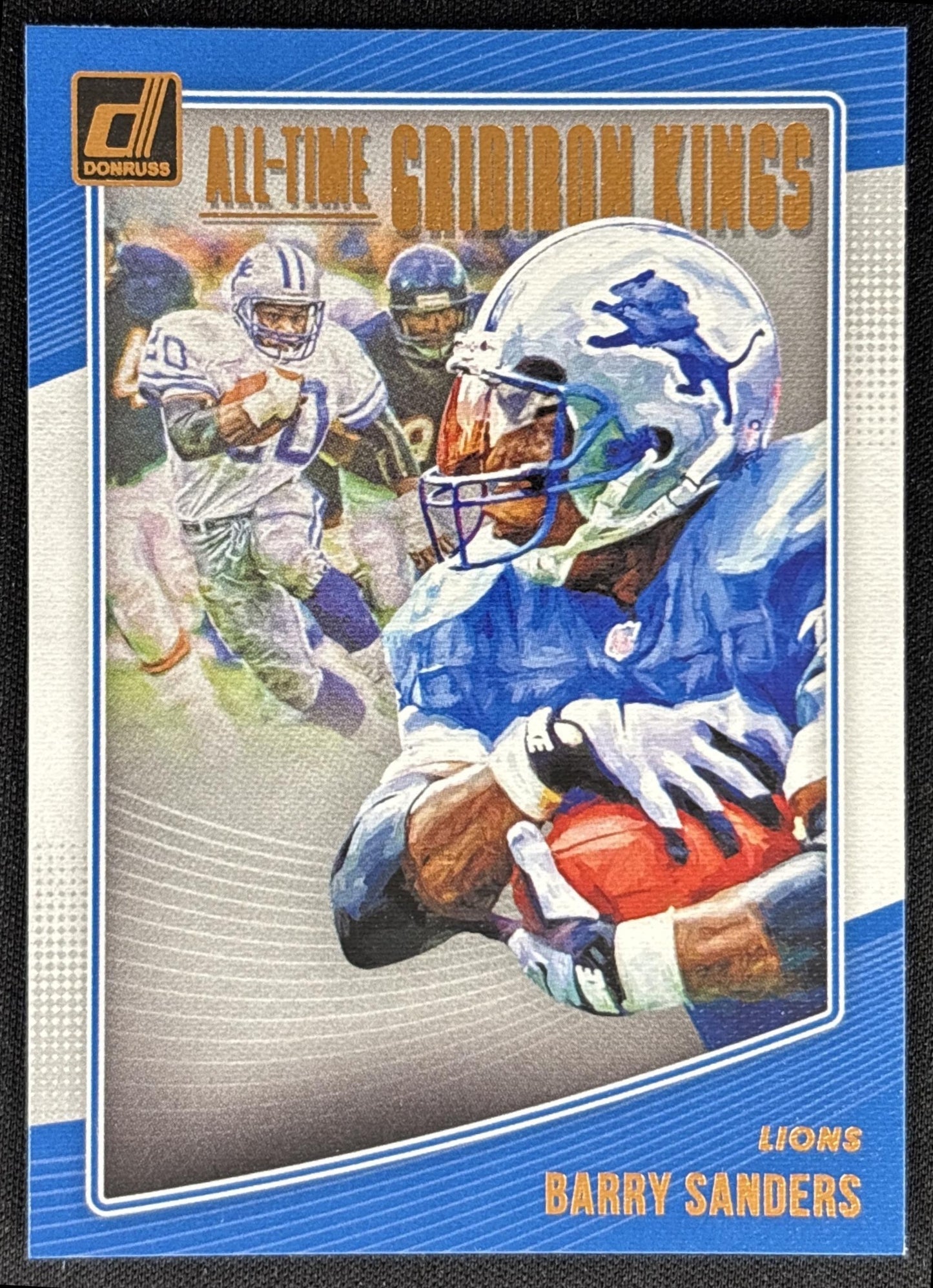 Barry Sanders 2018 Panini Donruss All Time Gridiron Kings Lions